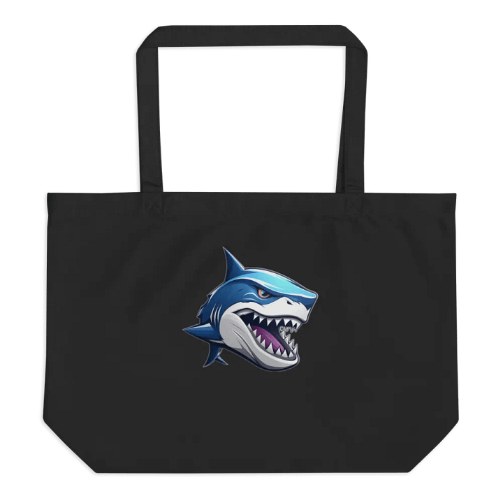 Fierce Shark Head Organic Tote product image (1)