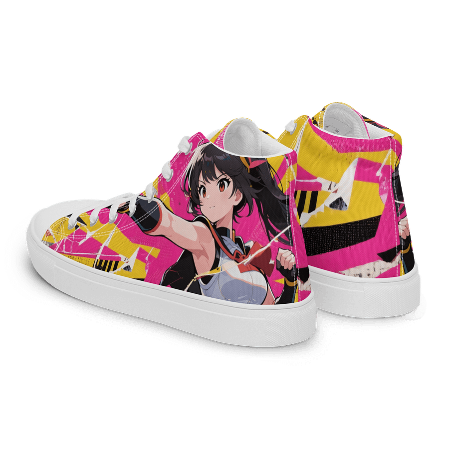 Dynamic Anime Fighter Canvas High Tops product image (5)
