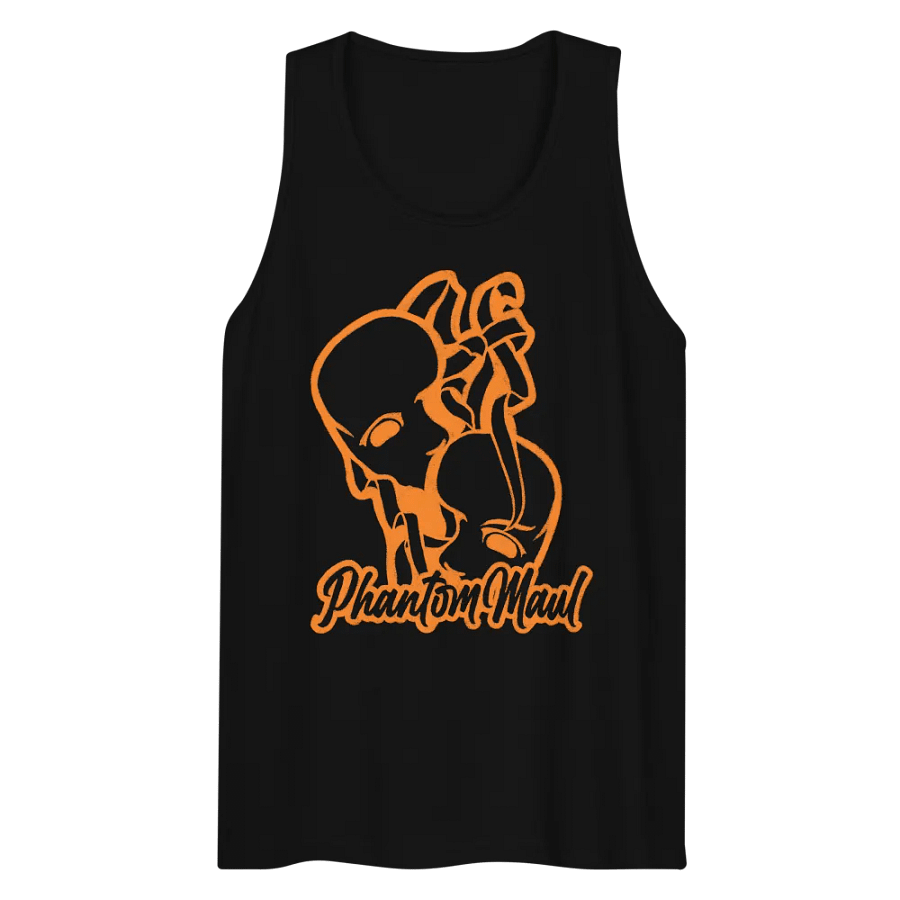 Orange Big Logo Men's Tank Top product image (24)