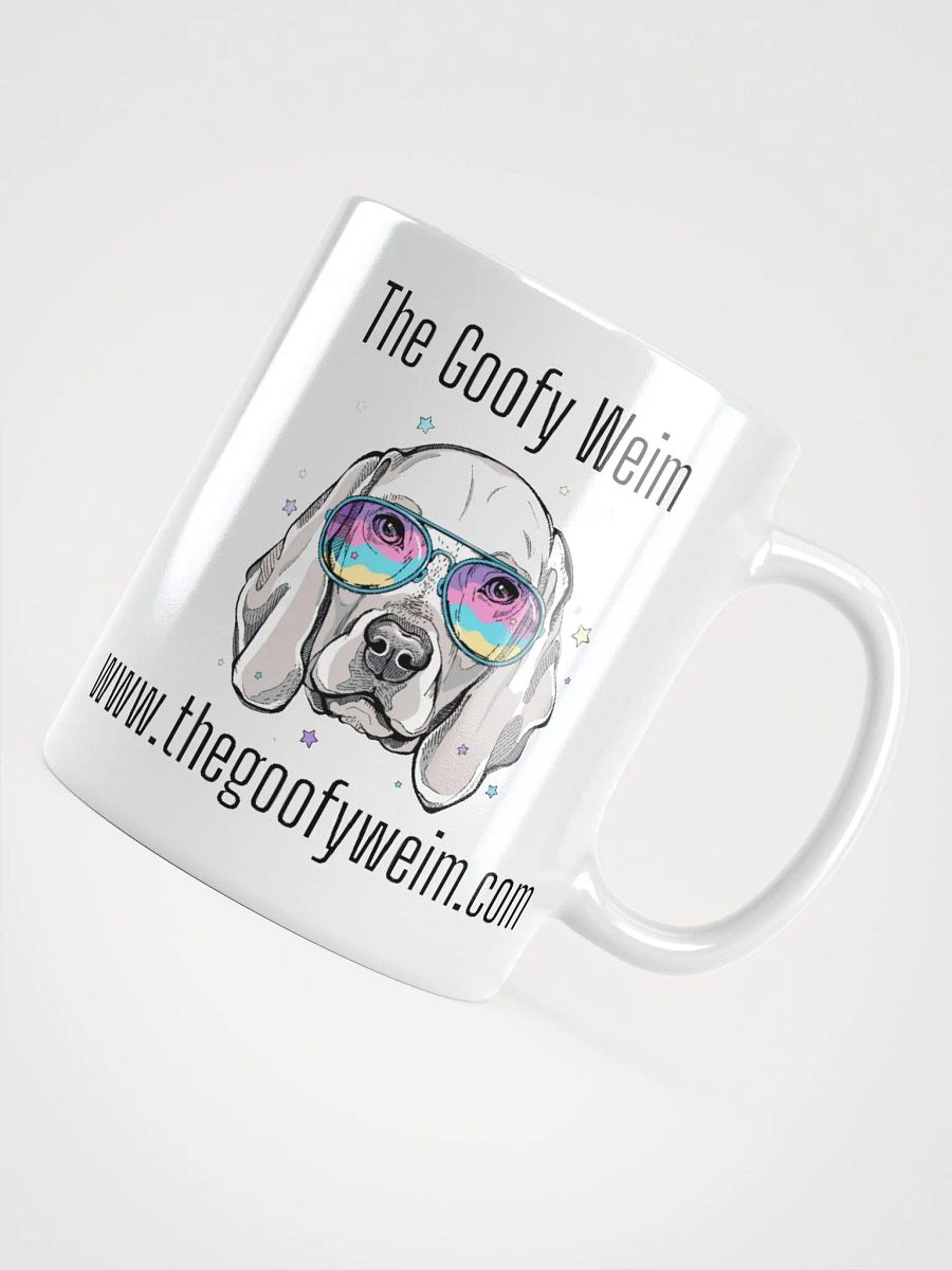 The Goofy Weim Logo Merch - White Glossy Mug product image (3)