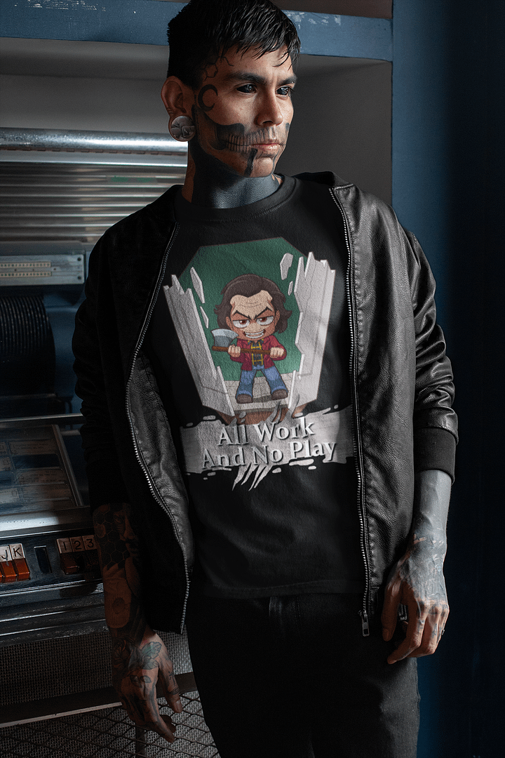 Horror Icons T-shirt - All Work and No Play product image (1)