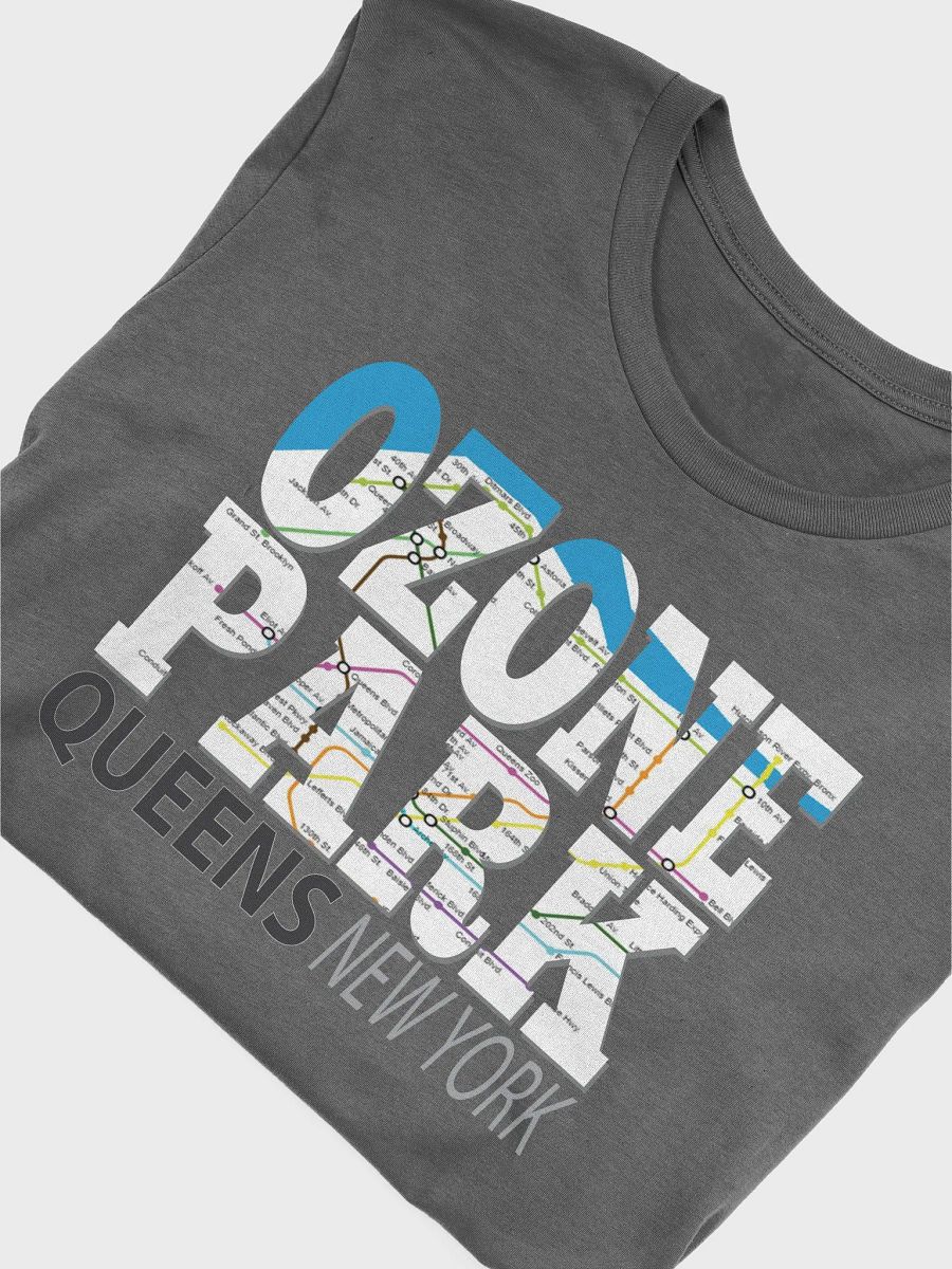 Fun Cool Ozone Park Queens New York with Subway Map T-Shirt product image (5)