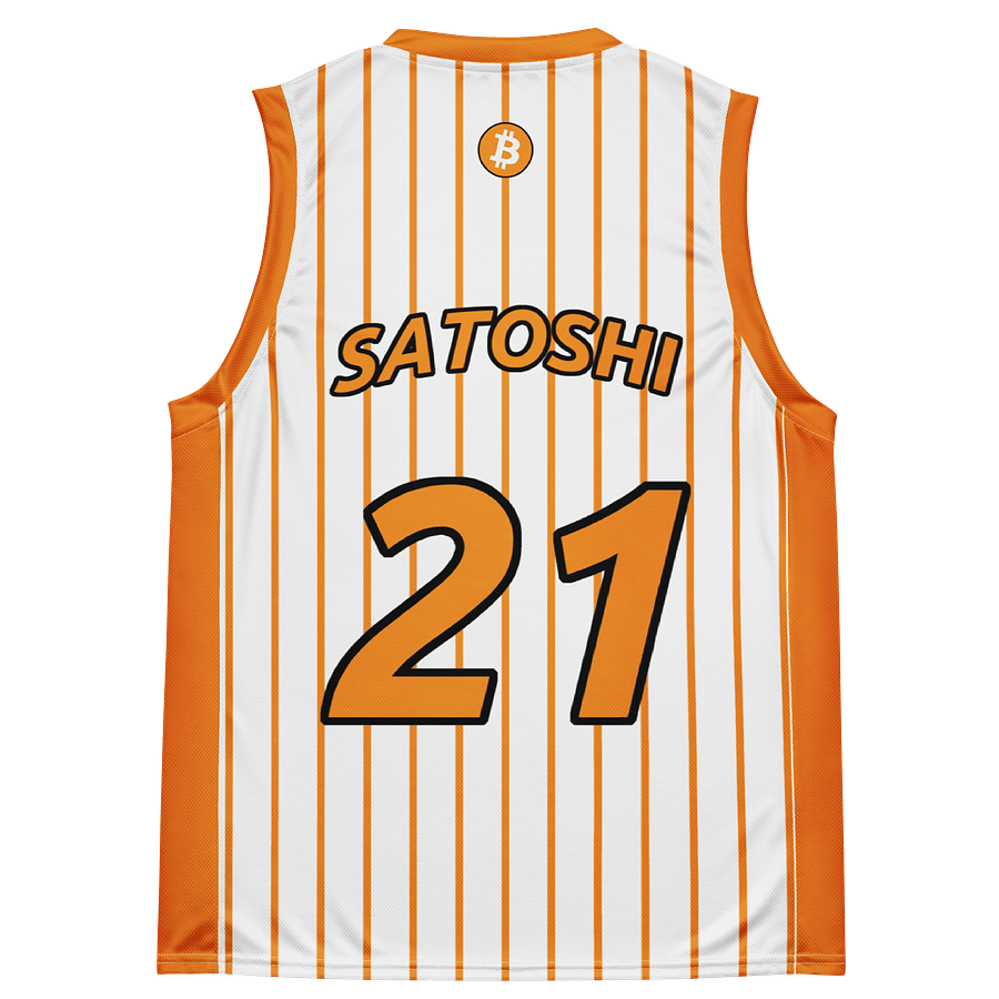 Satoshi Bitcoin Jersey (White) product image (1)
