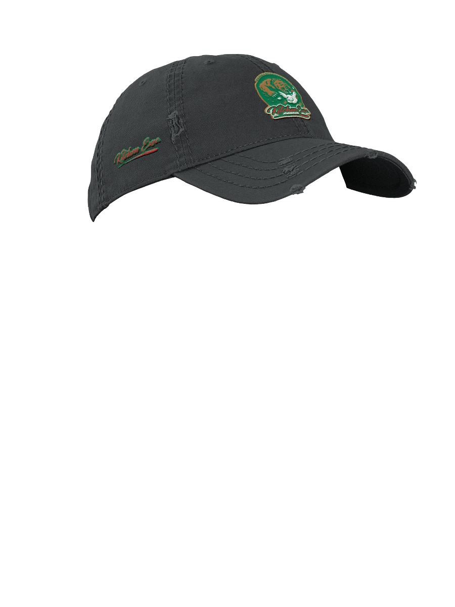 "Kitchen Execs." Distressed Dad Cap (Black) product image (7)