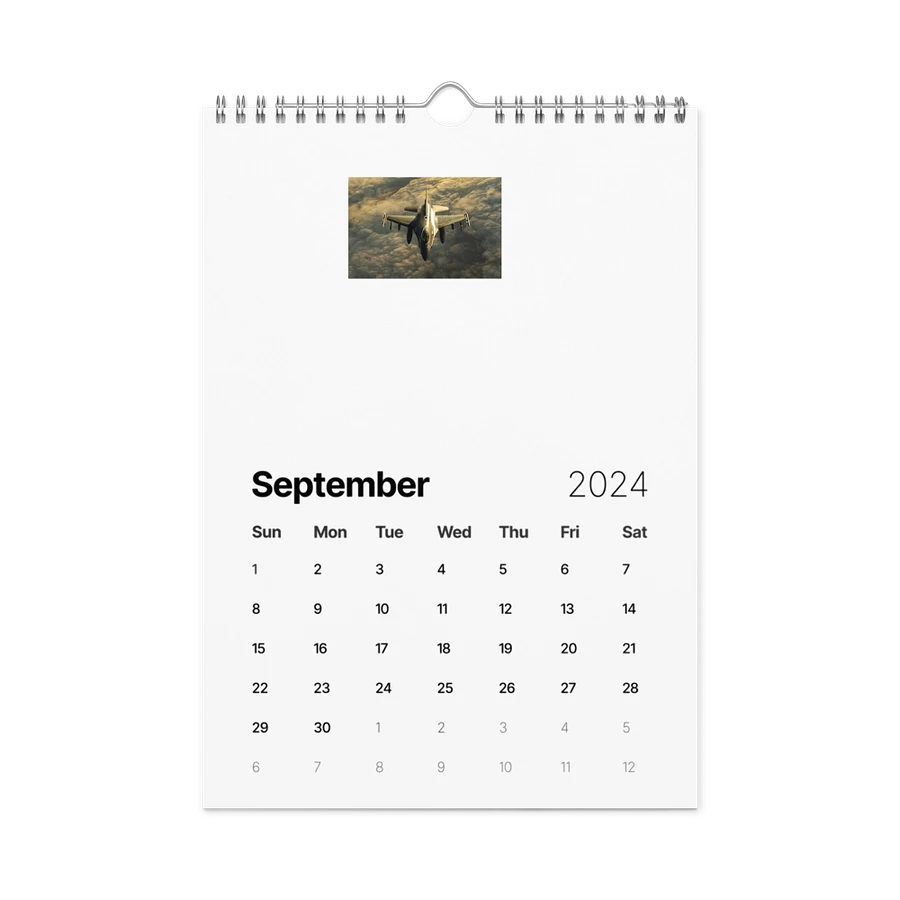 F-16: 2024 Wall Calendar product image (18)
