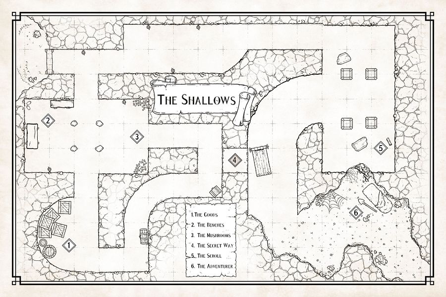 Embark on an Adventure with The Shallows: A Short Dungeon product image (2)