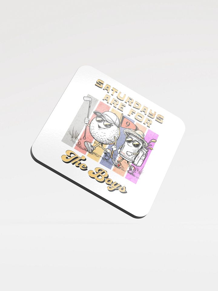 Saturdays Are For The Boys Golfing Coaster Set product image (2)
