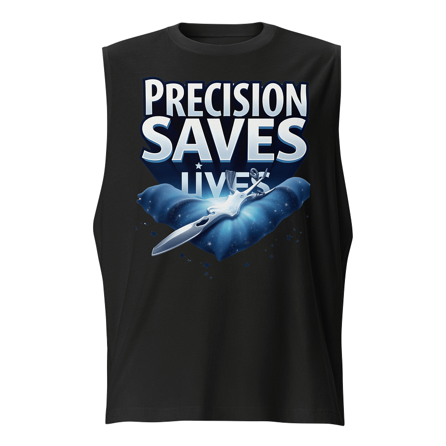 PRECISION SAVES LIVES Muscle Tank product image (1)