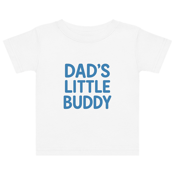 Dad's Little Buddy Baby Jersey T-Shirt product image (1)