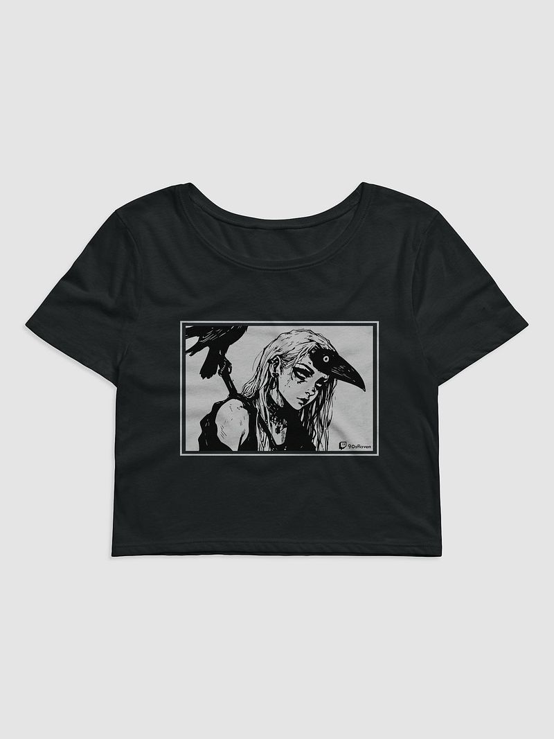 Black Raven Girl Crop Top