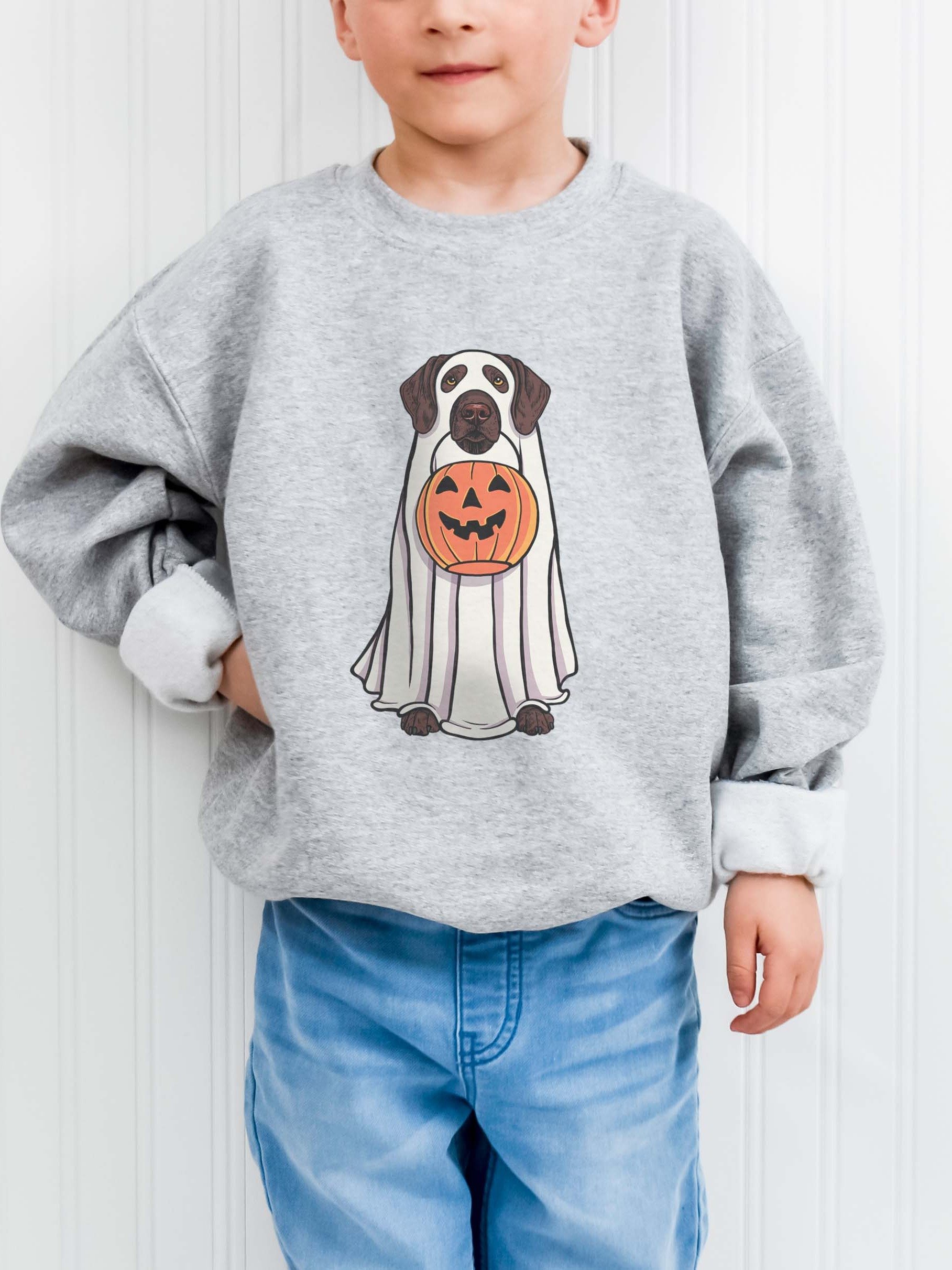 Halloween German Shorthaired Pointer(Liver) Youth Sweatshirt product image (1)