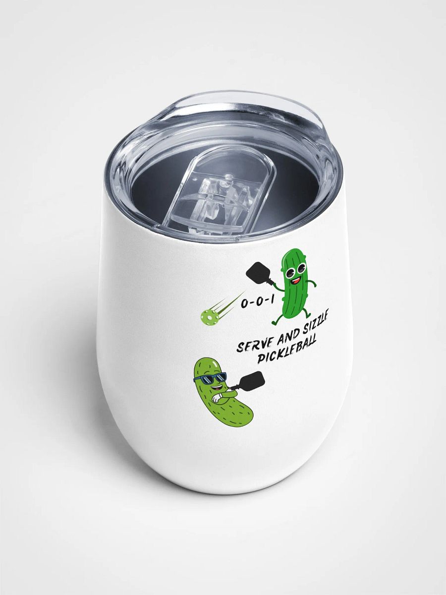 Serve and Sizzle Pickleball Wine Tumbler product image (4)
