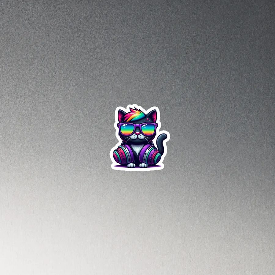 Cool Cat magnet product image (4)