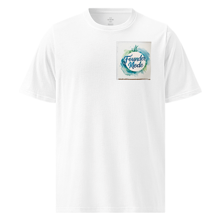 Founder Mode Watercolor Athletic T-Shirt product image (1)