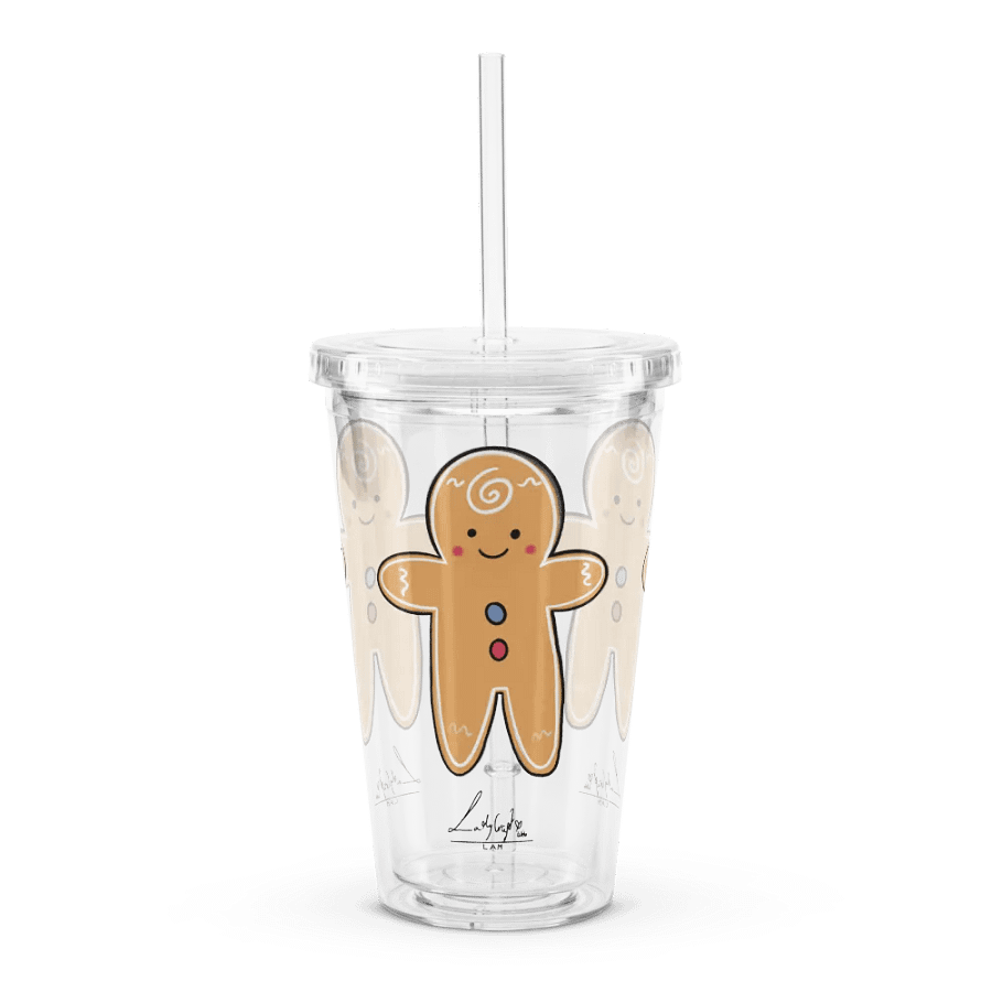 VASO RESISTENTE DE PLÁSTICO GALLETA NAVIDAD product image (2)