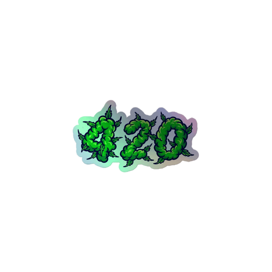 420 Holographic Leaf Sticker Set product image (1)