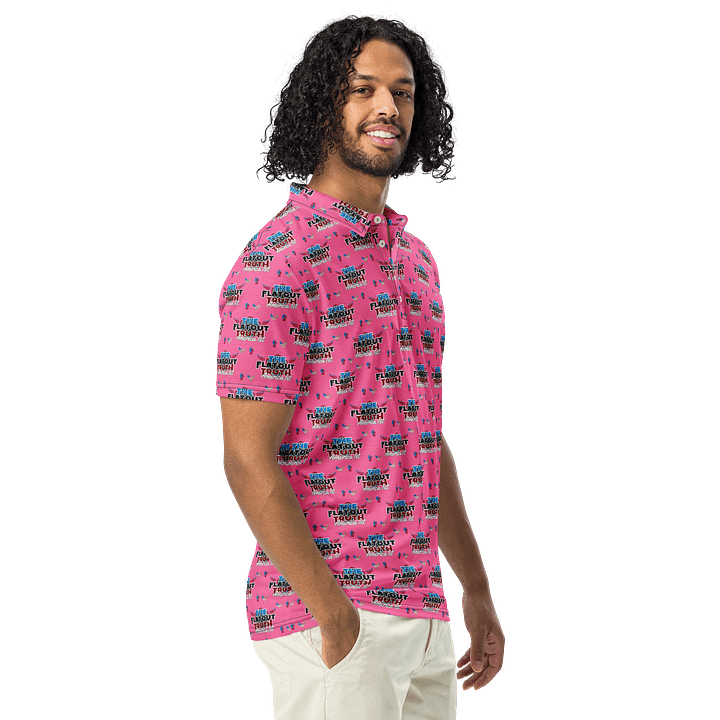TFOT SlimFit America 1st Pink Polo Shirt product image (1)
