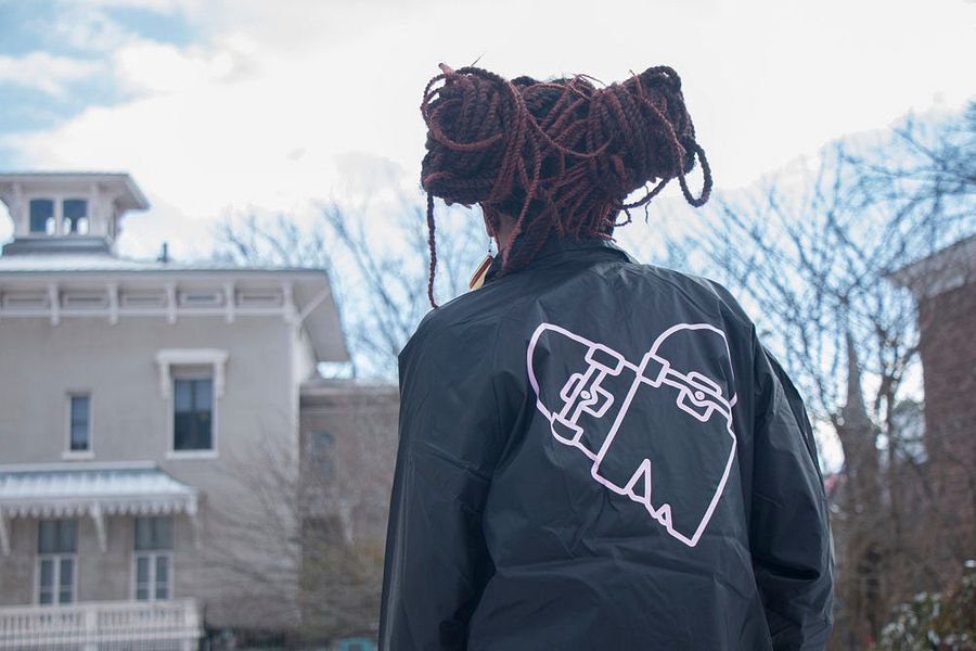 windbreaker (pink & black) product image (4)
