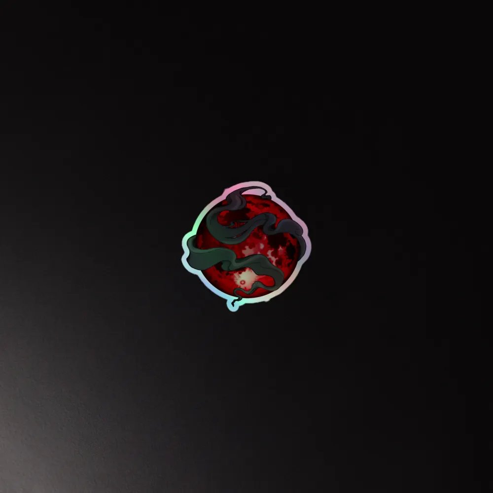 Blood moon sticker product image (4)