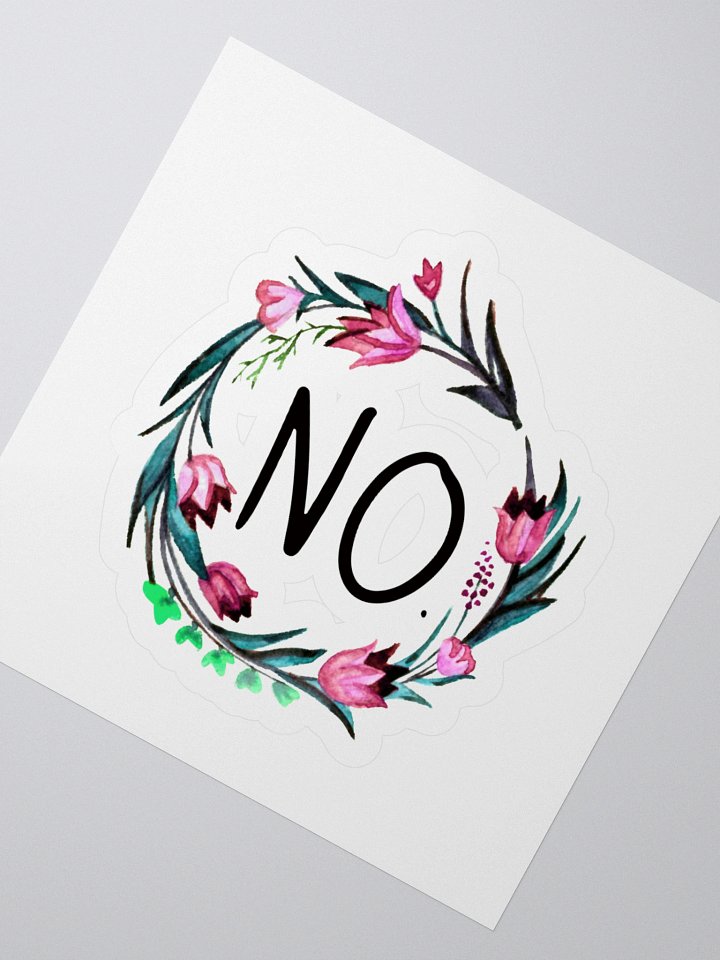No Kiss Cut Sticker product image (5)