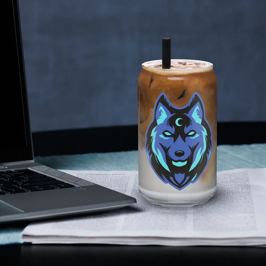 Mythic Wolf Glass Tumbler product image (3)