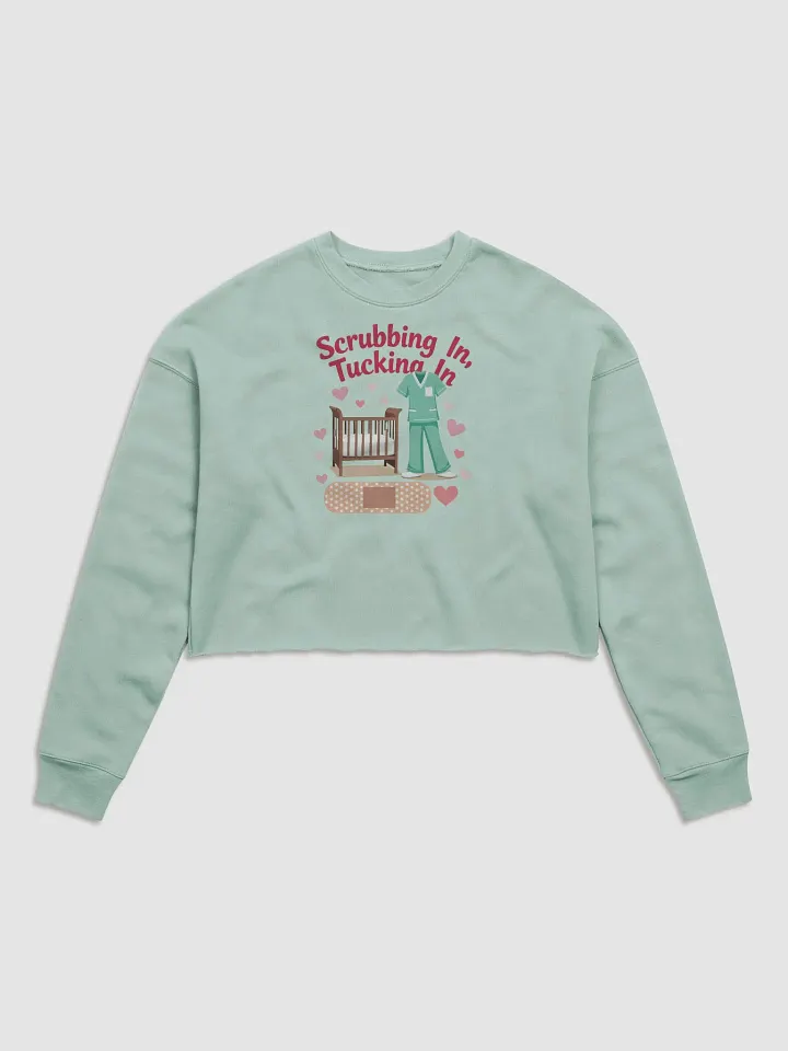 Hearts & Scrubs Women's Crop Sweatshirt product image (13)