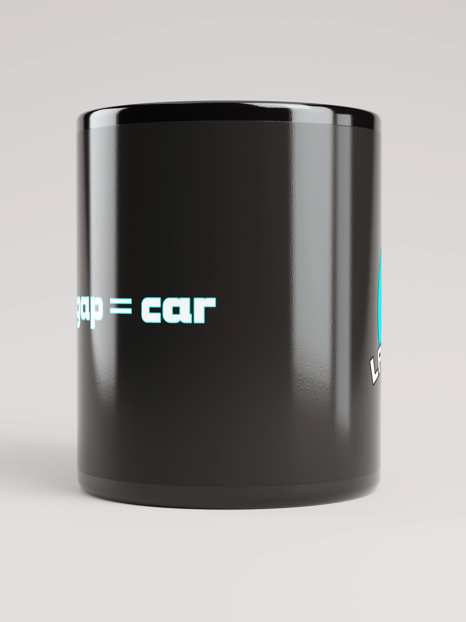 Cool Sheep Black Mug "If gap = car" product image (4)