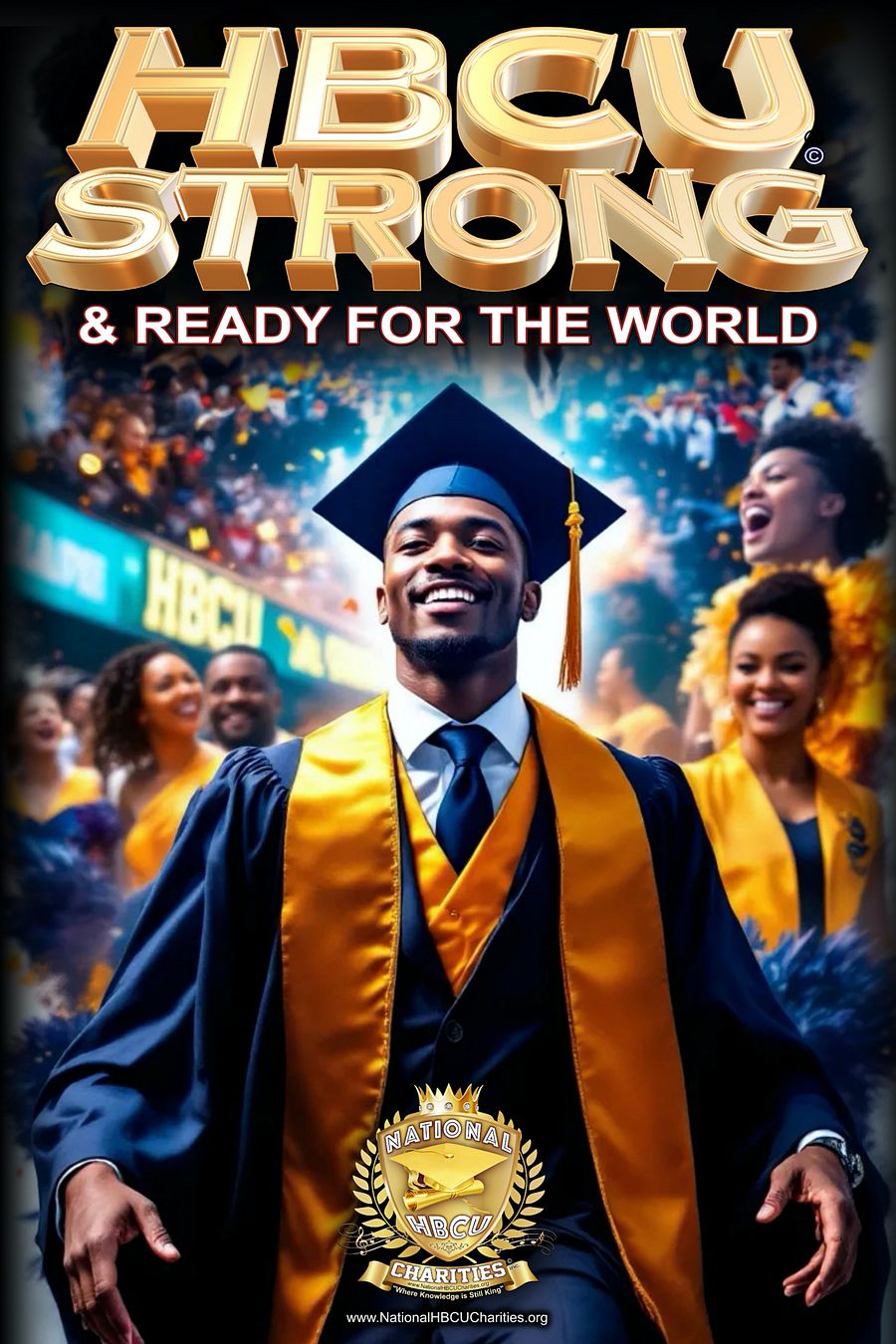 HBCU Strong & Ready for the World T-Shirt Art #4 product image (9)