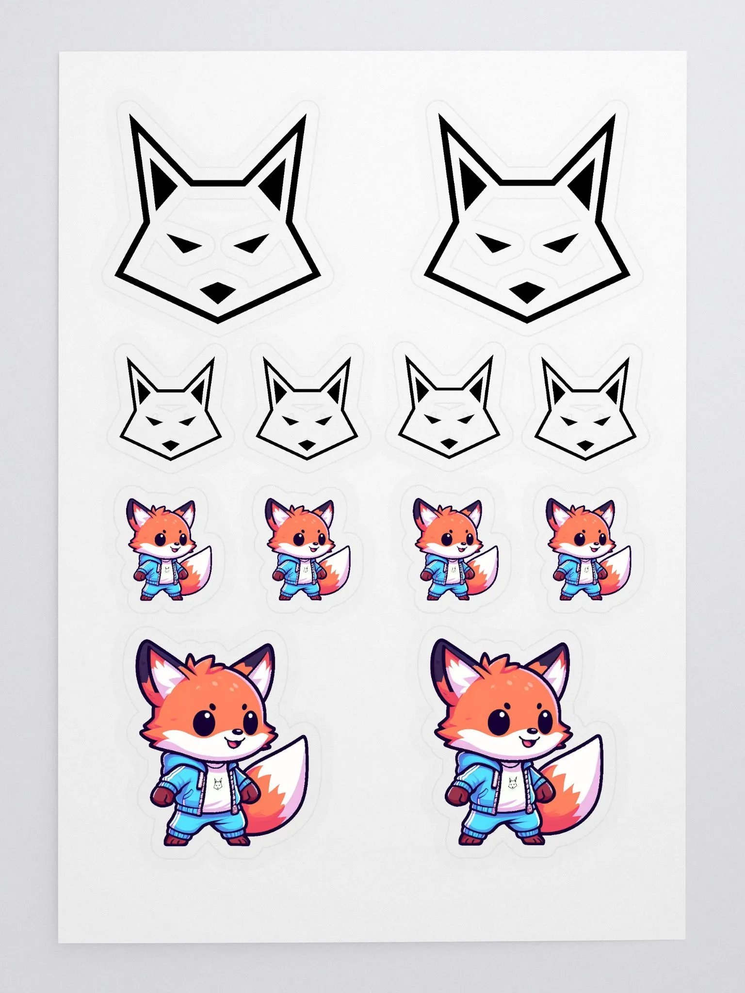 FuriousFox Logo Stickers product image (3)