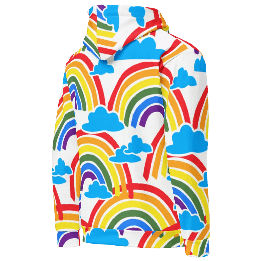 Whimsical Rainbow Clouds Unisex Hoodie product image (5)