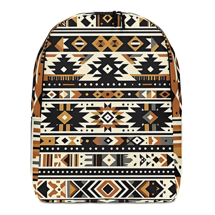 Tribal Luxe Minimalist Backpack product image (2)