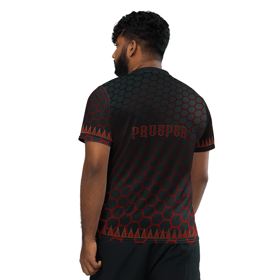 Tribal hex red and black jersey product image (3)