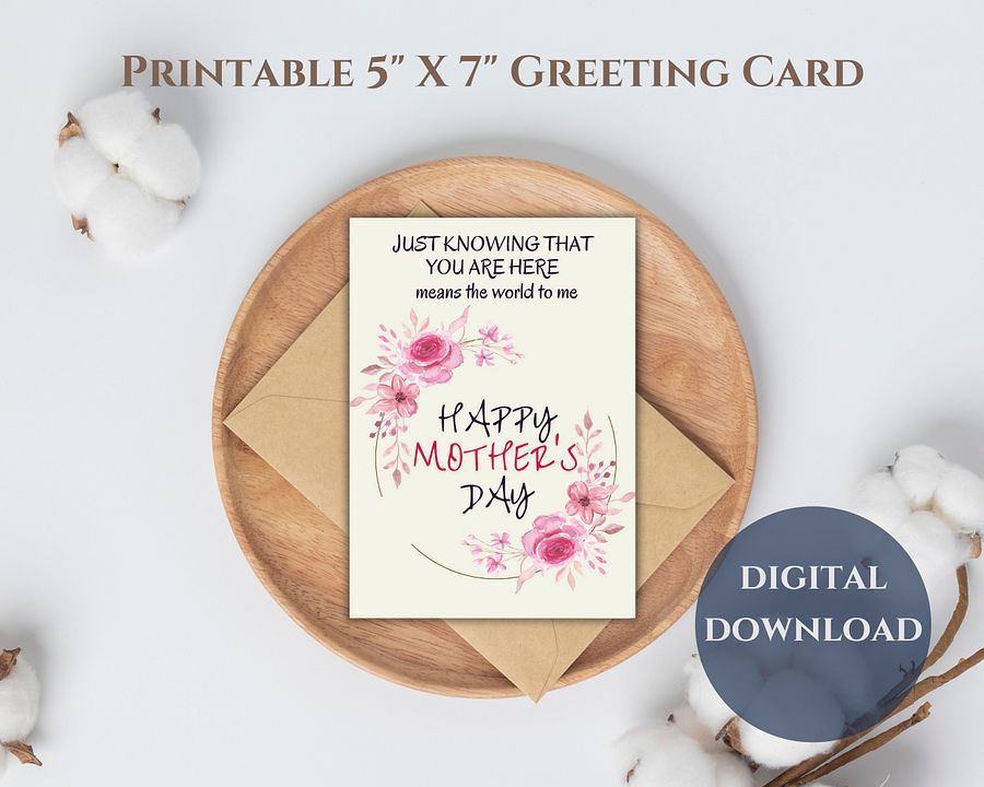 Just Knowing Mother's Day Card product image (1)
