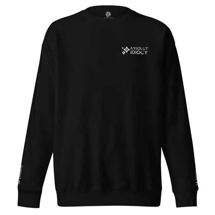 Absolut Idiocy Cotton Heritage Premium Sweatshirt - F✨ck Generative AI (Logotypes) product image (1)