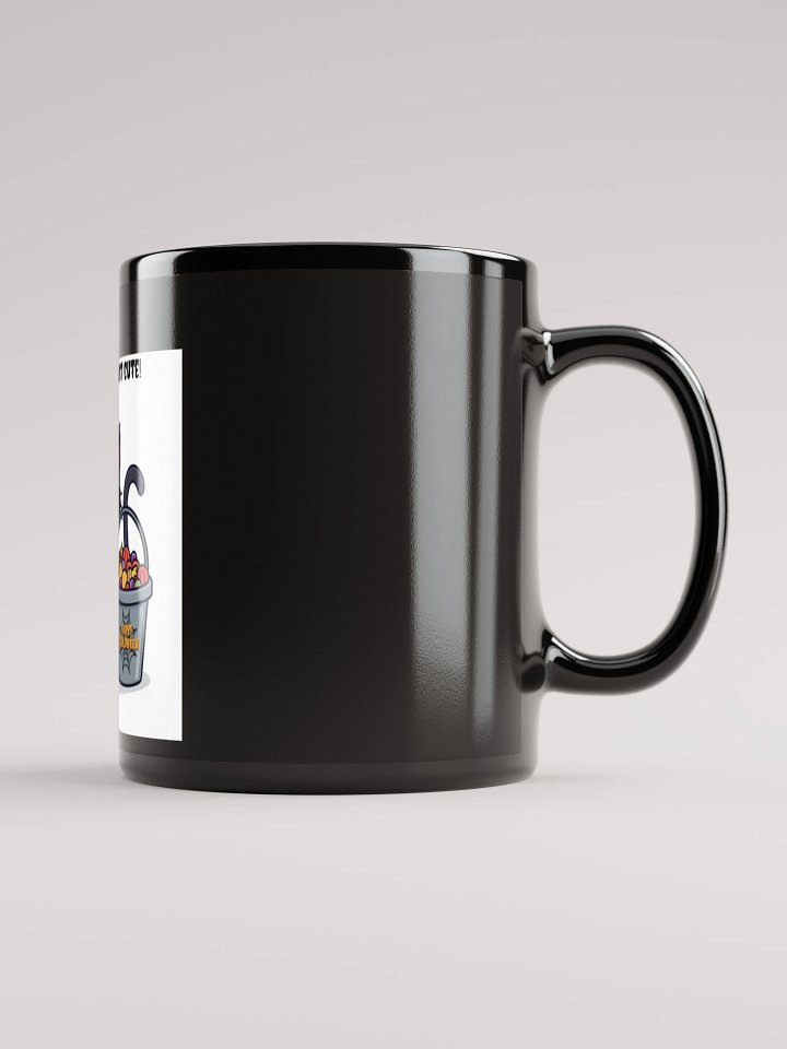 Spooky? Nope, Just Cute! Black Glossy Mug product image (2)