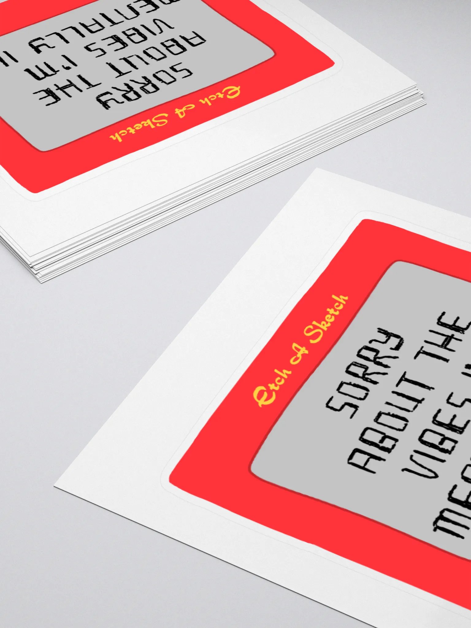 Etch A Sketch Vibes Sticker product image (4)