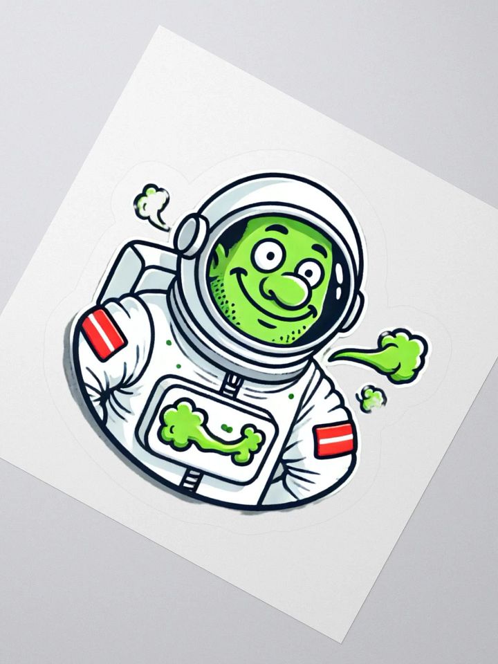 Patch-Style Sickly Astronaut sticker product image (3)