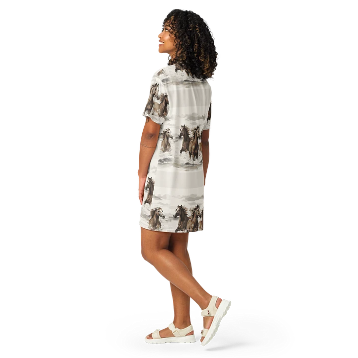 Galloping Grace Horse T-Shirt Dress product image (2)