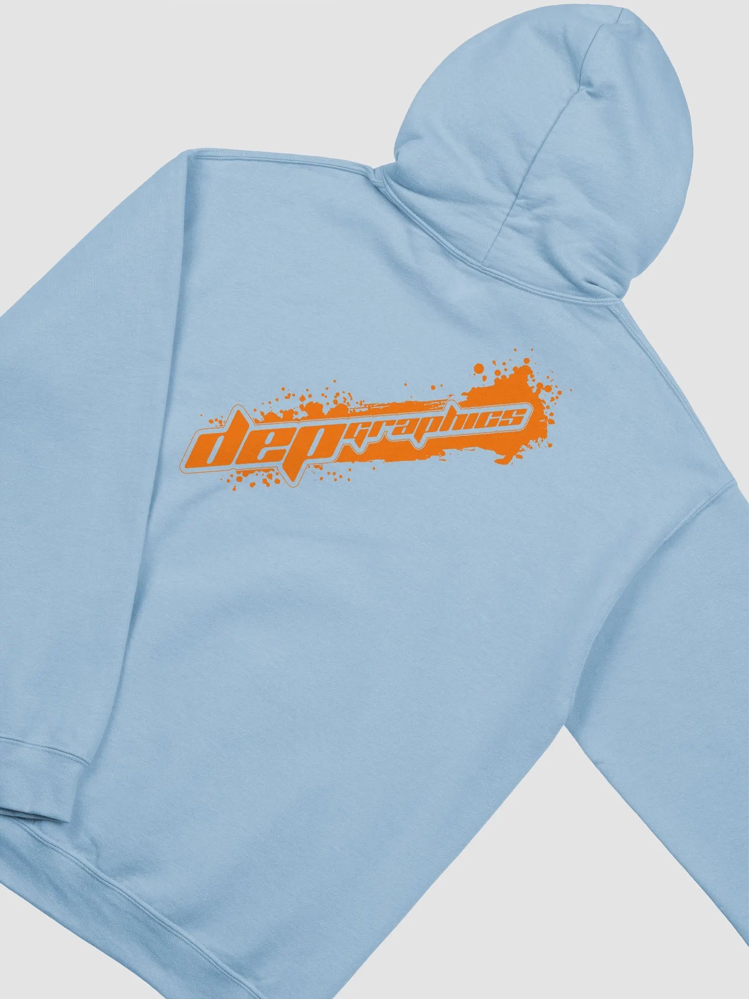 Powder Blue Dep Graphic Hoodie product image (4)