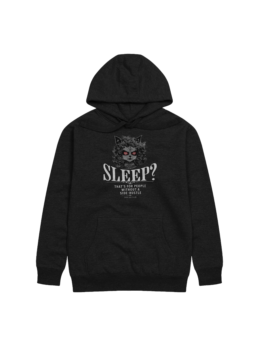 Sleepless Hustle: No Sleep, Just Side-Gigs Premium Unisex Hoodie product image (2)