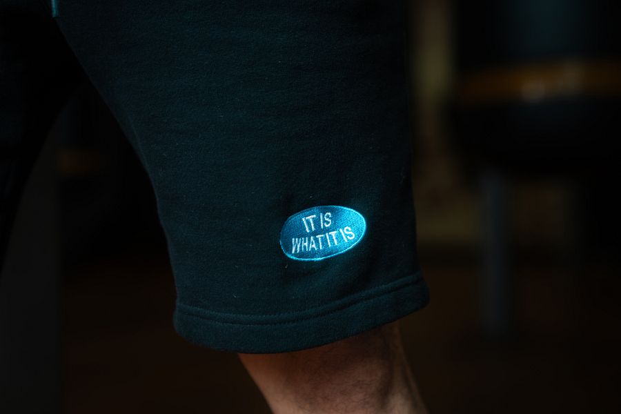 Life is Pain Embroidered Shorts product image (2)