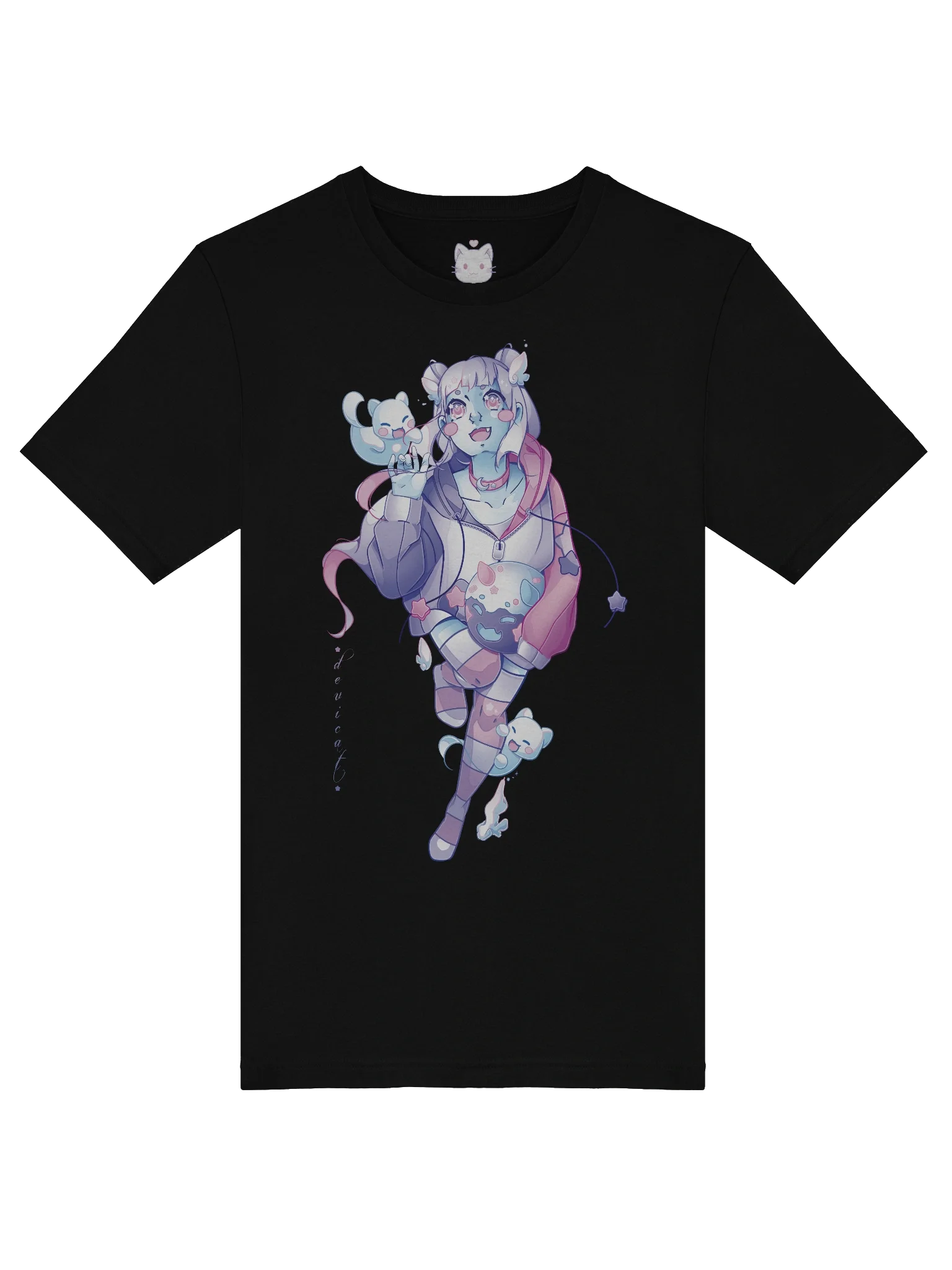 T-Shirt • CandiCat Ghost Girl & Ghost Cats • 2025 product image (29)