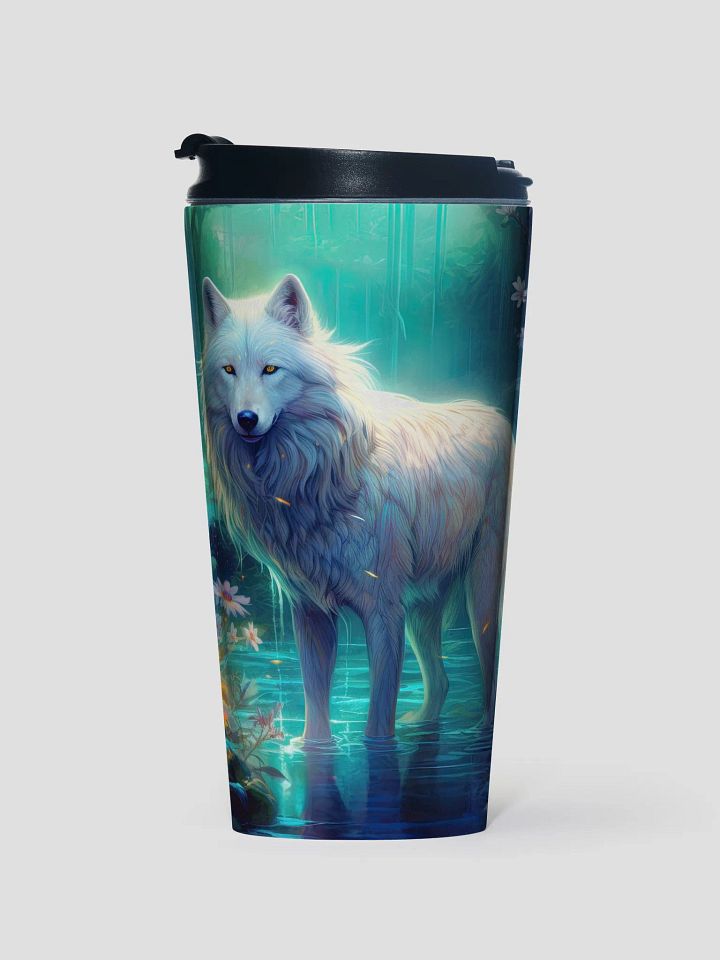 Mystical Wolf Stainless Steel Travel Mug product image (1)