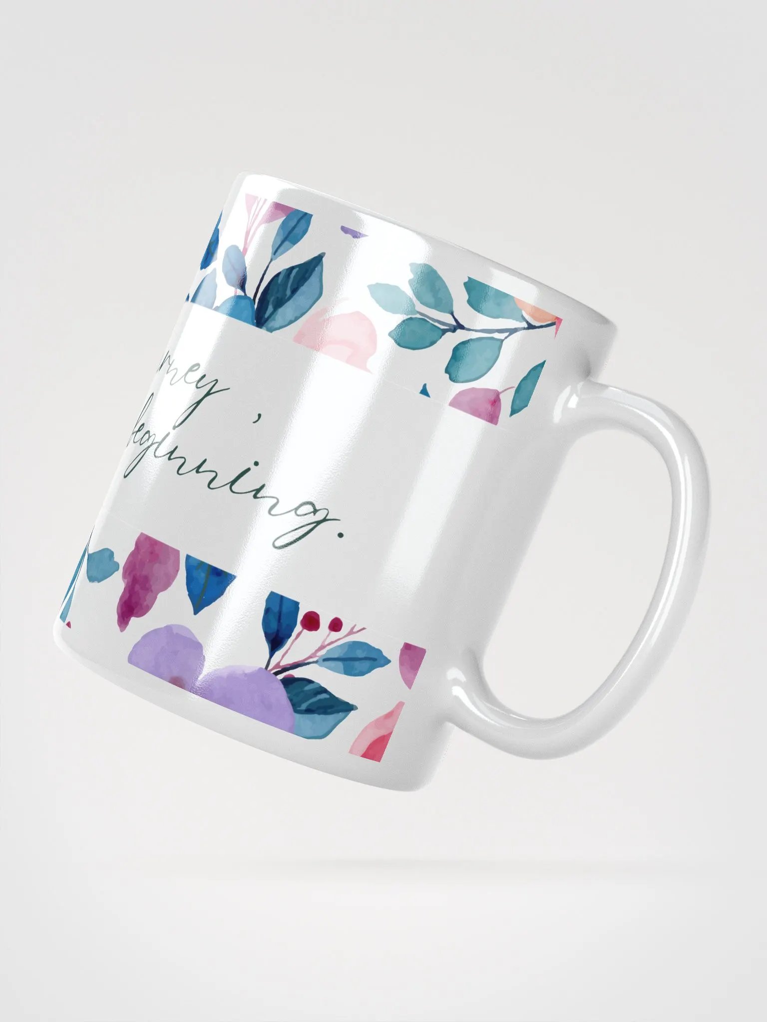 Floral Journey Quote Mug product image (3)