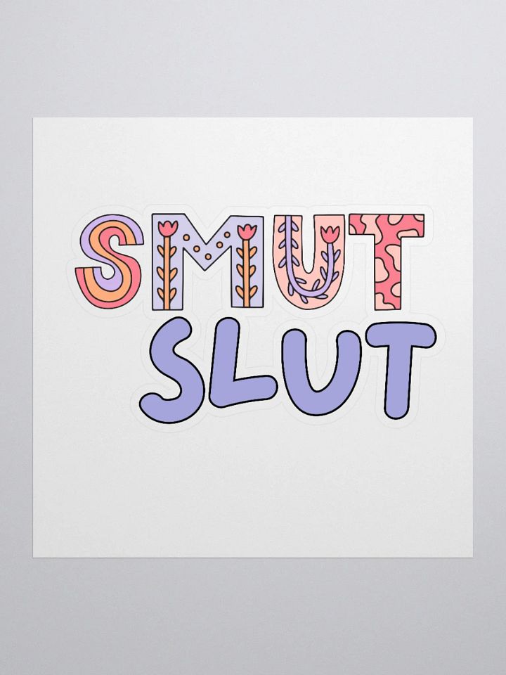 Floral Smut Slut Sticker product image (1)