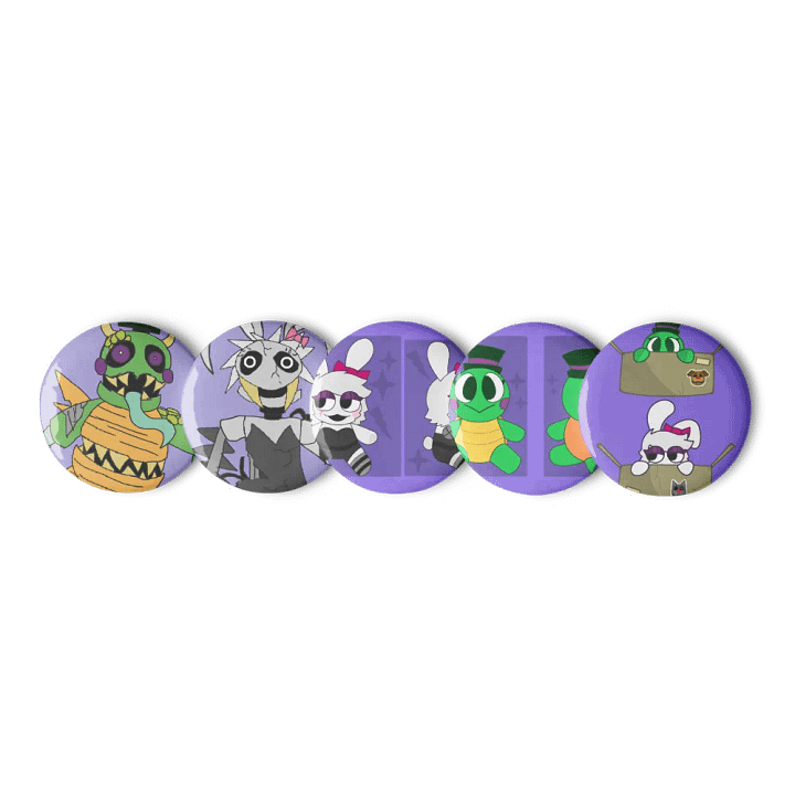 Merch Mayhem Pin Set product image (1)