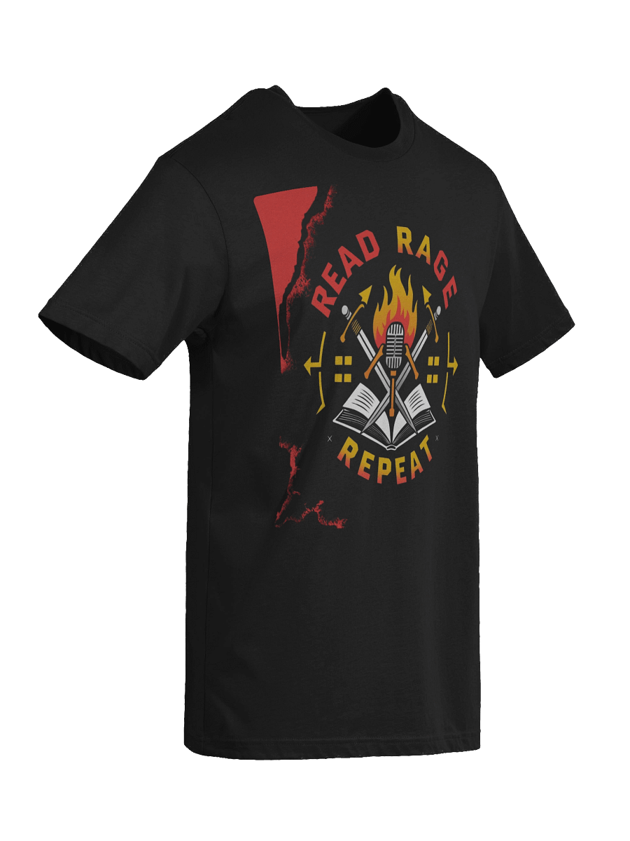 Flaming Literary Rebellion T-Shirt product image (9)