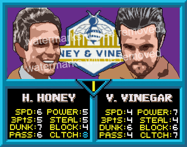 NBA Jam Digital Custom Pop Art / TV / Always Sunny / Honey & Vinegar product image (1)