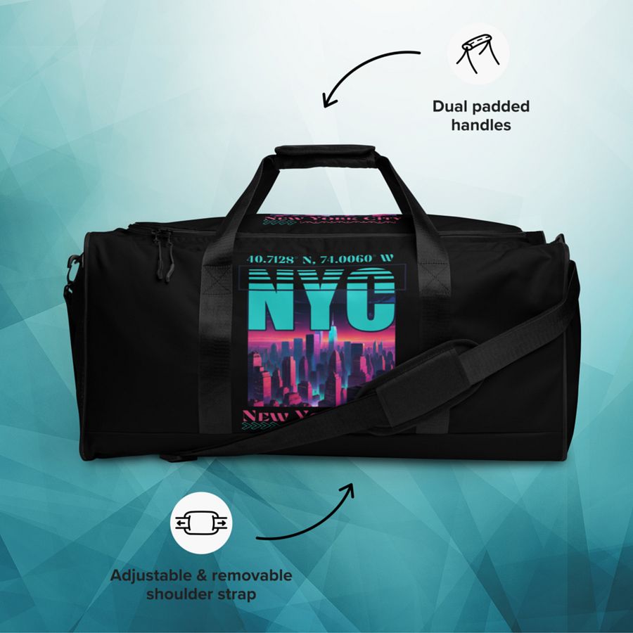 NYC New York City Graphic Duffel Bag product image (8)