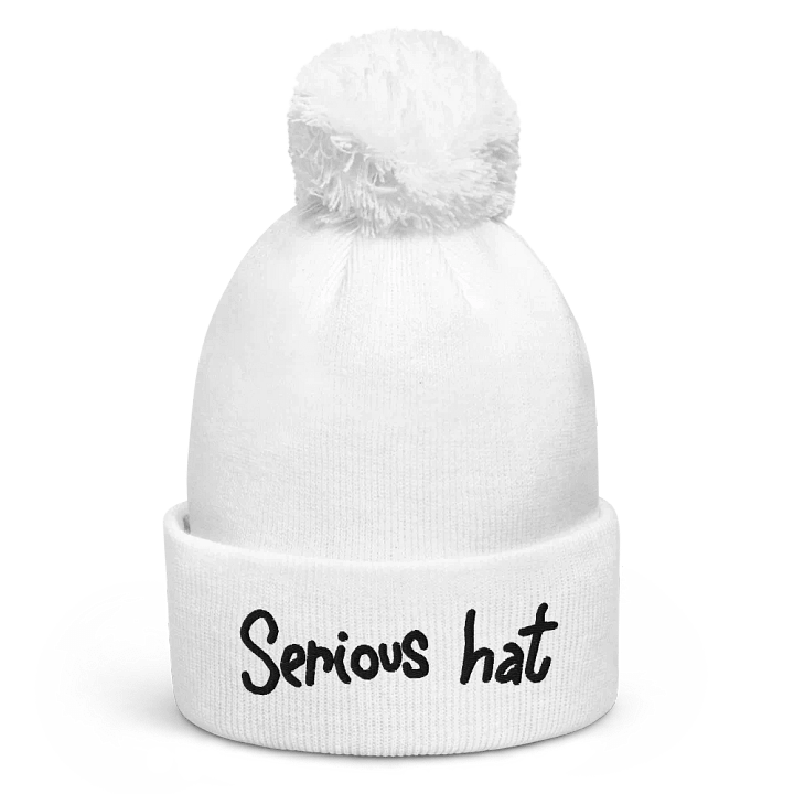 Serious Beanie - Black Font product image (1)